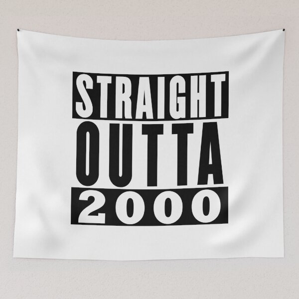 Item preview, Straight Outta 2000 Birthday designed and sold by RandomStuffShop.