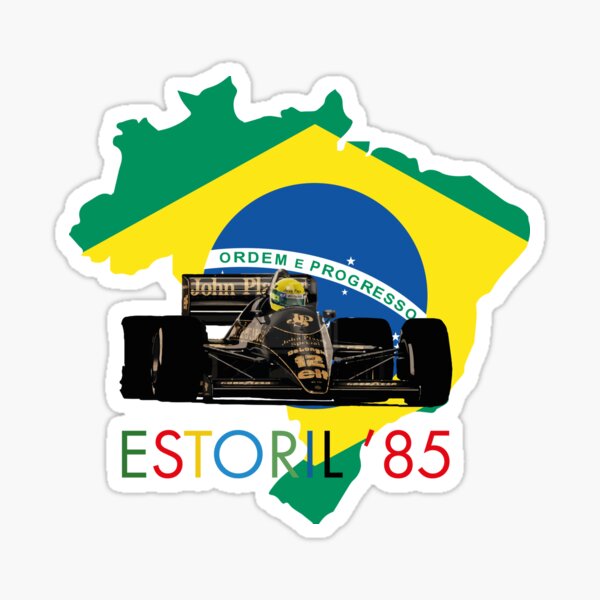 Item preview, Ayrton Senna - Formula 1 - Estoril '85 designed and sold by Noble Dawn Design.