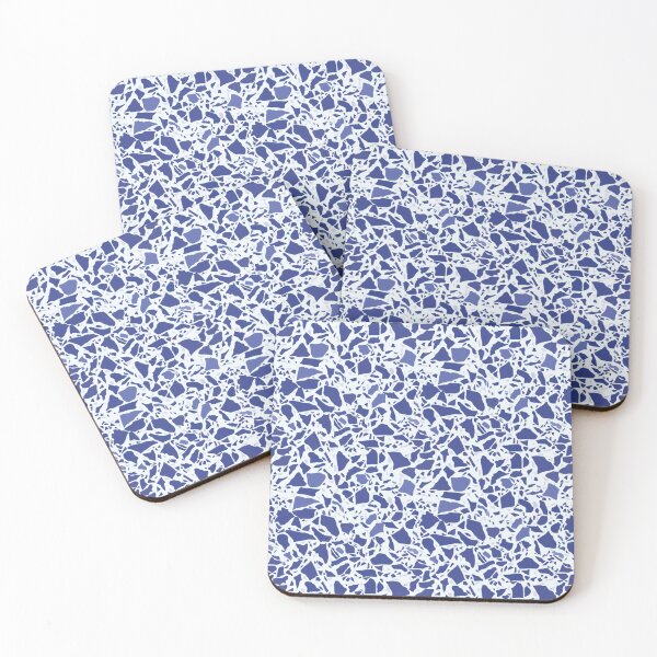 Item preview, Blue and White Terrazzo Pattern designed and sold by thesnowwhyte.