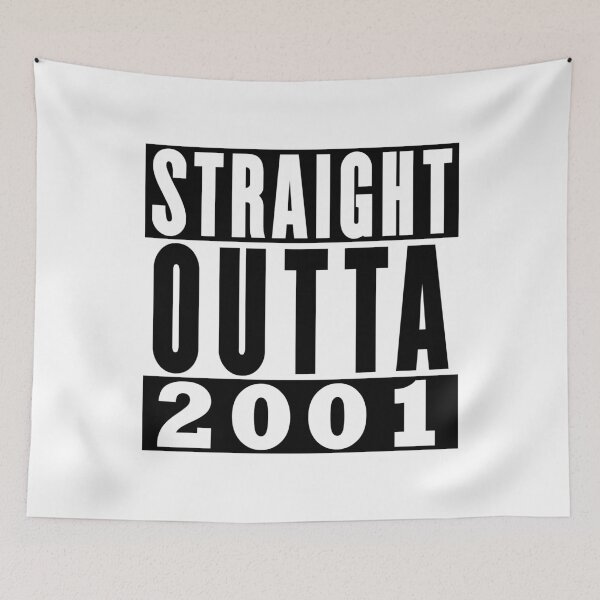 Item preview, Straight Outta 2001 Birthday designed and sold by RandomStuffShop.