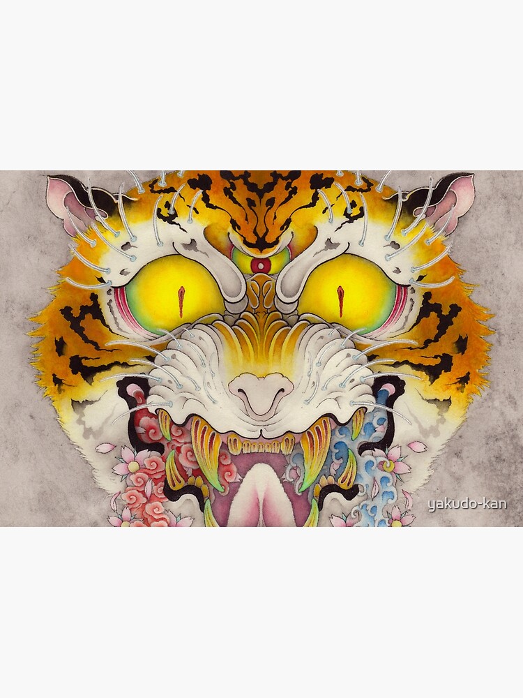 TIGER FACE Cloud and Wave, SAKURA by yakudo-kan
