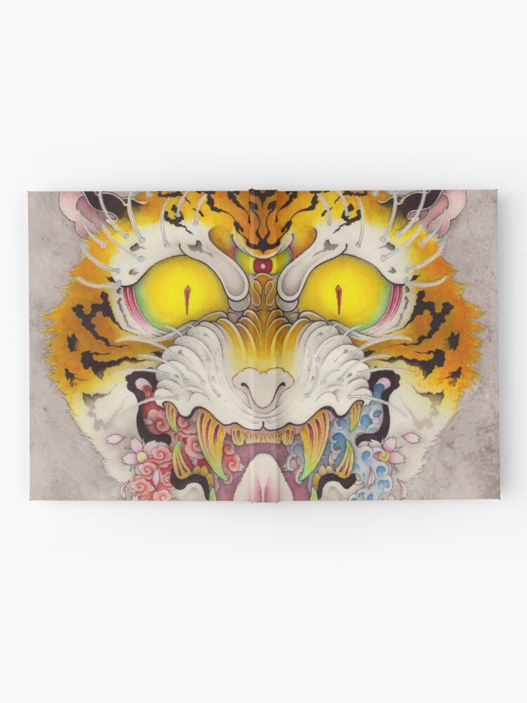 Alternate view of TIGER FACE Cloud and Wave, SAKURA Hardcover Journal