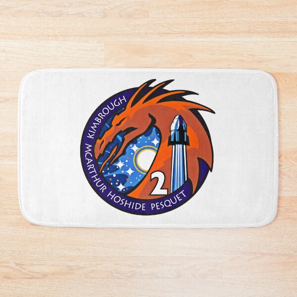 Item preview, Crew Dragon 2 Mission Patch designed and sold by Nikki SpaceStuffPlus.
