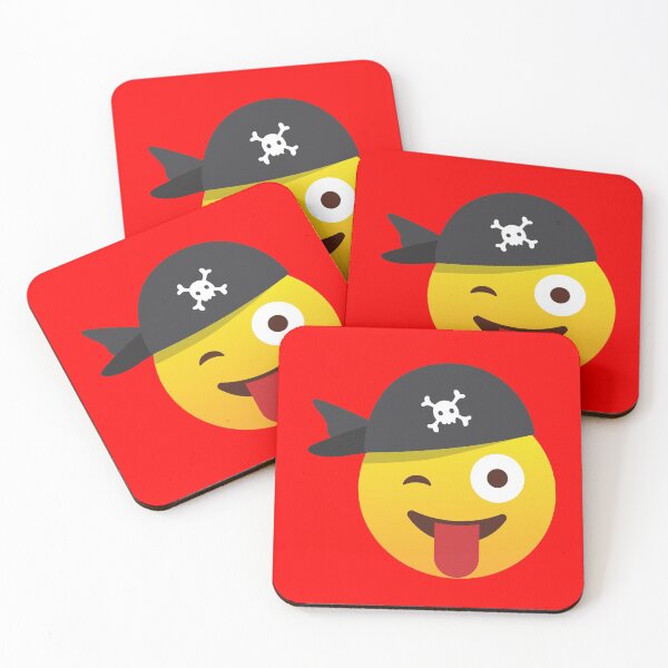 Item preview, Cartoon Pirate Emoticon designed and sold by bubble-bulb.