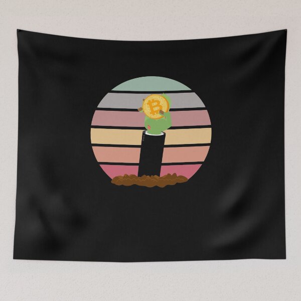 Item preview, Bitcoin Zombie Cryptocurrency Vintage Blockchain designed and sold by trendo.