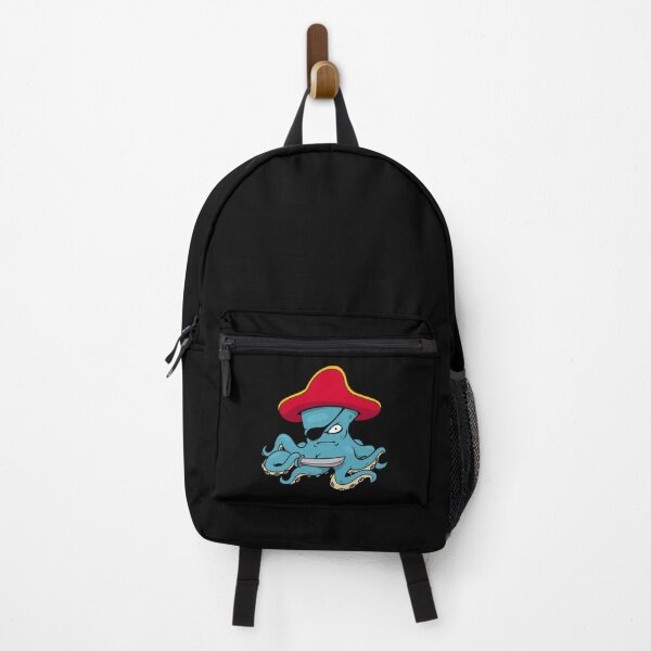 Item preview, Cartoon Pirate Octopus designed and sold by bubble-bulb.