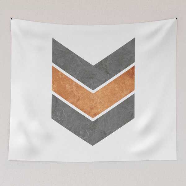 Item preview, Geometric Stone Chevrons designed and sold by AmbienceArt.
