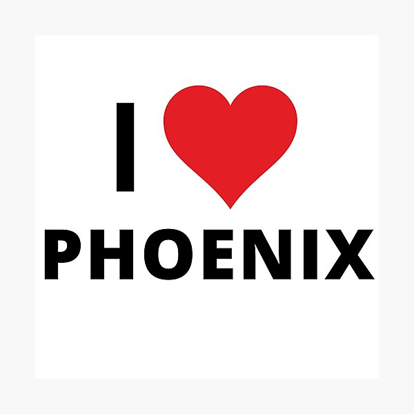 Item preview, I Love Phoenix (light) designed and sold by mugify.