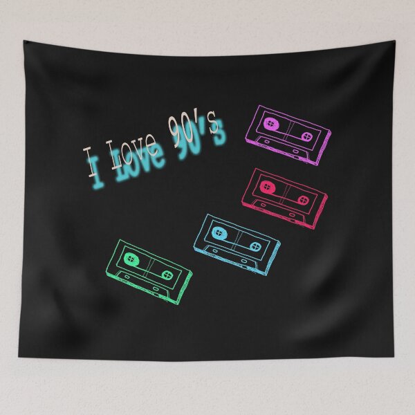 Item preview, I love 90's cassettes designed and sold by Nickolas Kyprianos.