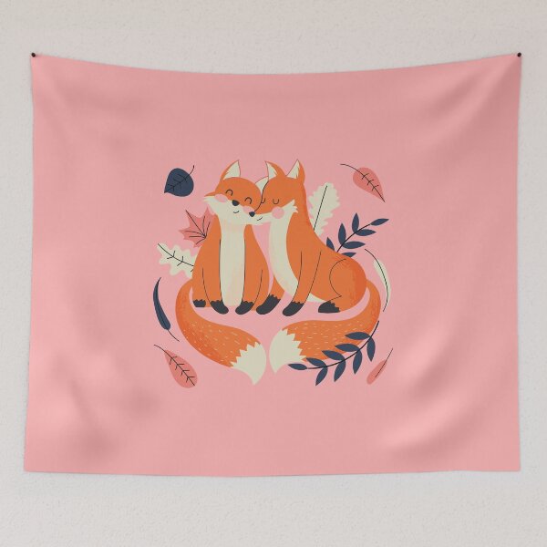 Item preview, Cute Fox Couple Love designed and sold by Piztees.