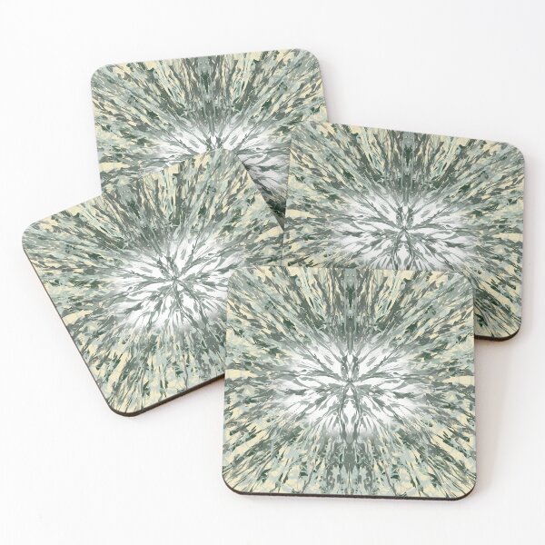 Item preview, Lemon and green kaleidoscope abstract design  designed and sold by Diane Hunter Art.