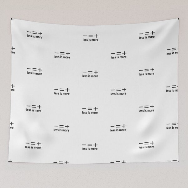 Item preview, less is more designed and sold by FunnyGrief.
