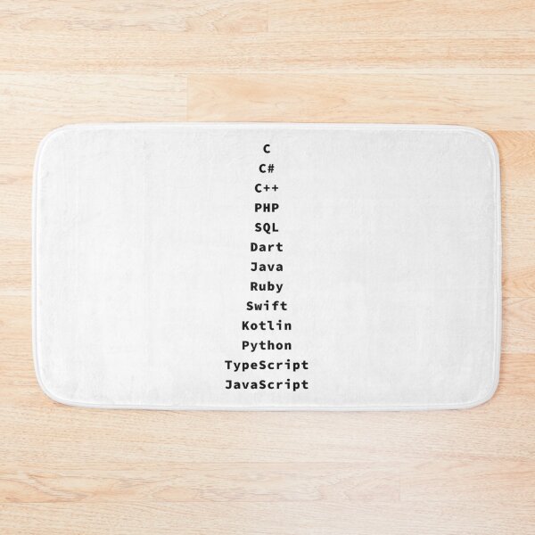 Item preview, Programming Languages designed and sold by Mechashadow.