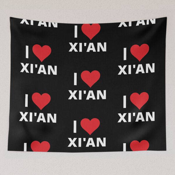 Item preview, I Love Xi'an (dark) designed and sold by mugify.