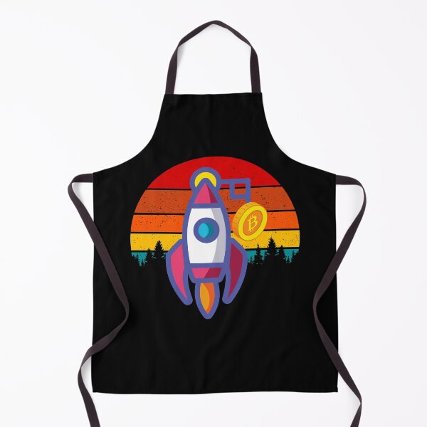 Item preview, Bitcoin BTC Blockchain to the Moon Cryptocurrency Vintage designed and sold by trendo.