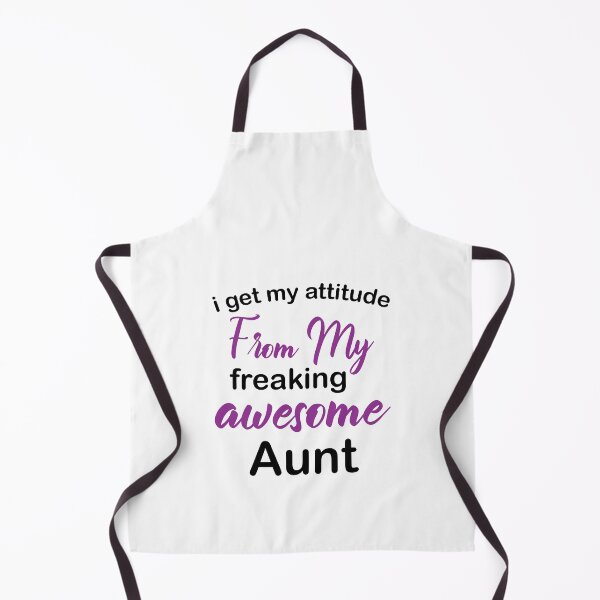 Item preview, I Get My Attitude From My Freaking Awesome Aunt - Funny Aunt Lover Quotes For Childs designed and sold by Scratches Tees.