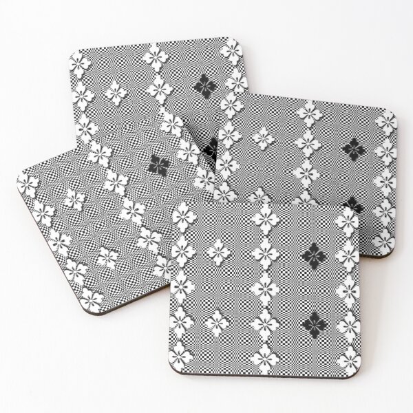 Item preview, Hypnotic Chequered Print Black and White Pattern designed and sold by SpiritGifts.