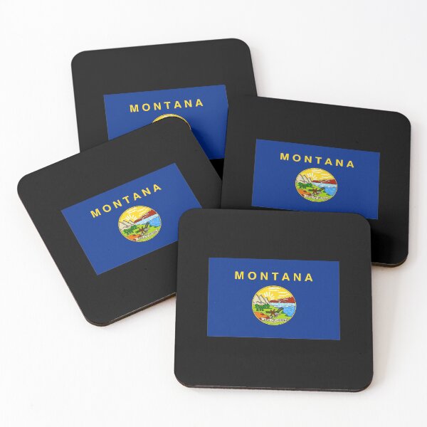 Item preview, Montana USA flag flag designed and sold by GeogDesigns.