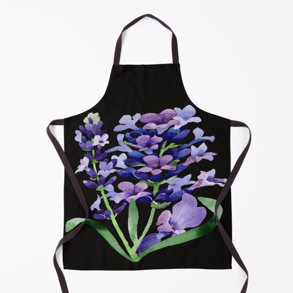 Item preview, purple Watercolor Lavender Flowers designed and sold by virilamissa.