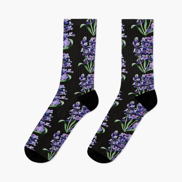 Item preview, purple Watercolor Lavender Flowers designed and sold by virilamissa.
