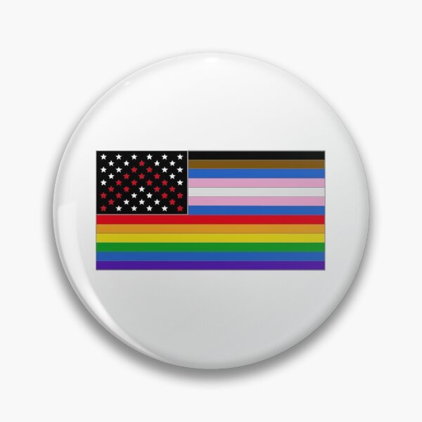 Item preview, Bandera de Estados Unidos Rainbow + Ally designed and sold by AtheistBecause.