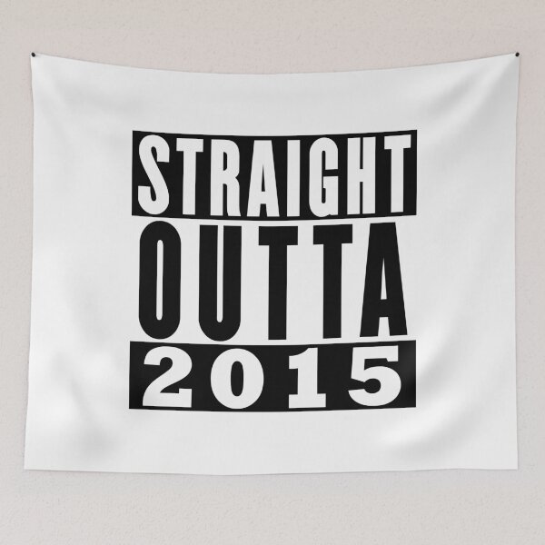 Item preview, Straight Outta 2015 Birthday designed and sold by RandomStuffShop.