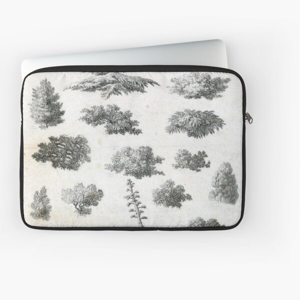 Vintage Foliage Studies Print Laptop Sleeve