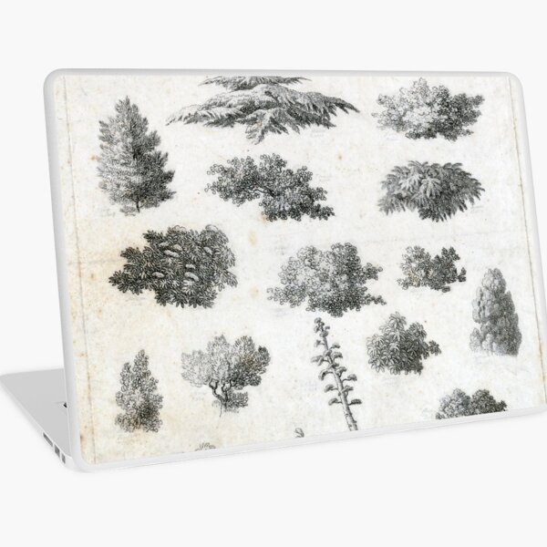 Vintage Foliage Studies Print Laptop Skin