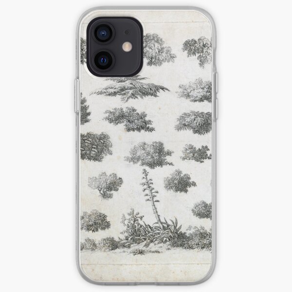 Vintage Foliage Studies Print iPhone Soft Case