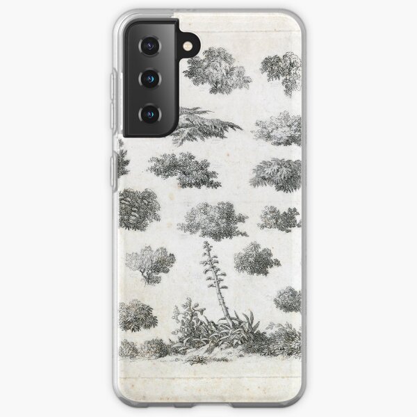 Vintage Foliage Studies Print Samsung Galaxy Soft Case