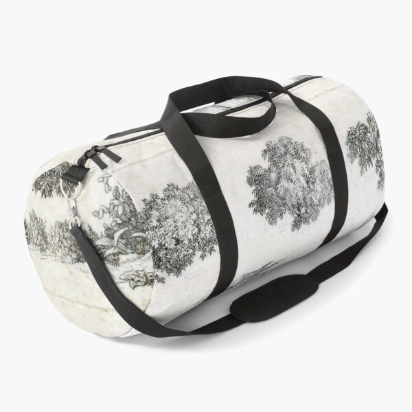 Vintage Foliage Studies Print Duffle Bag