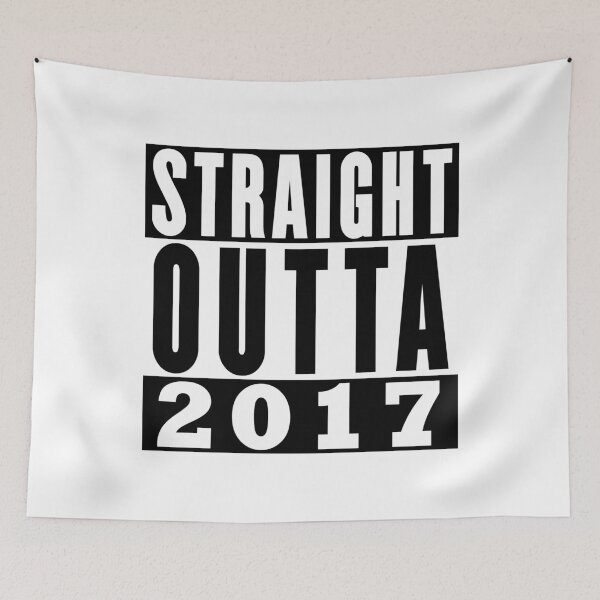 Item preview, Straight Outta 2017 Birthday designed and sold by RandomStuffShop.