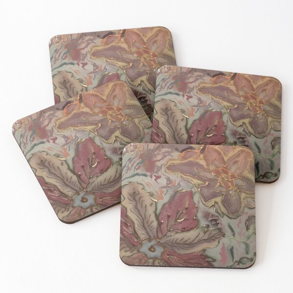 Item preview, Floral vintage abstract design  designed and sold by Diane Hunter Art.