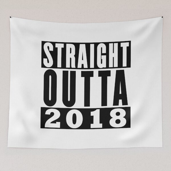 Item preview, Straight Outta 2018 Birthday designed and sold by RandomStuffShop.