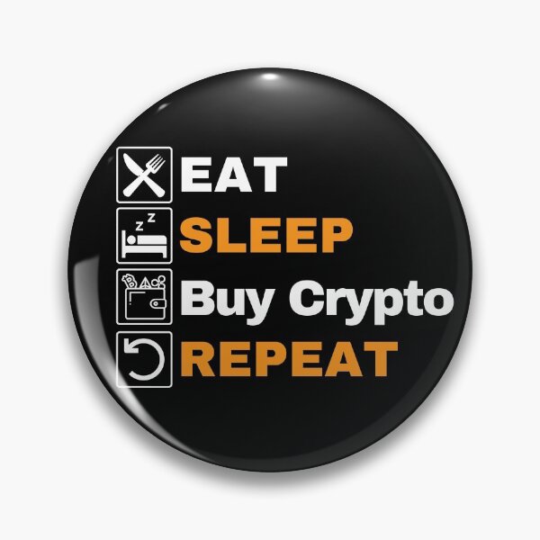 Item preview, Eat Sleep Buy Crypto Repeat designed and sold by Cryptohaven.