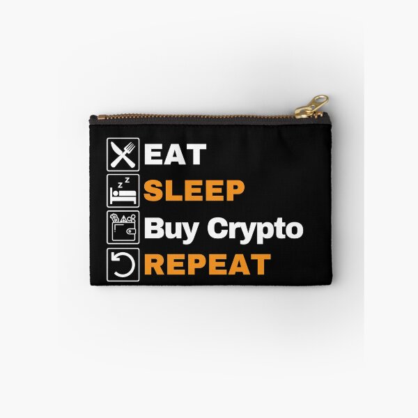 Item preview, Eat Sleep Buy Crypto Repeat designed and sold by Cryptohaven.