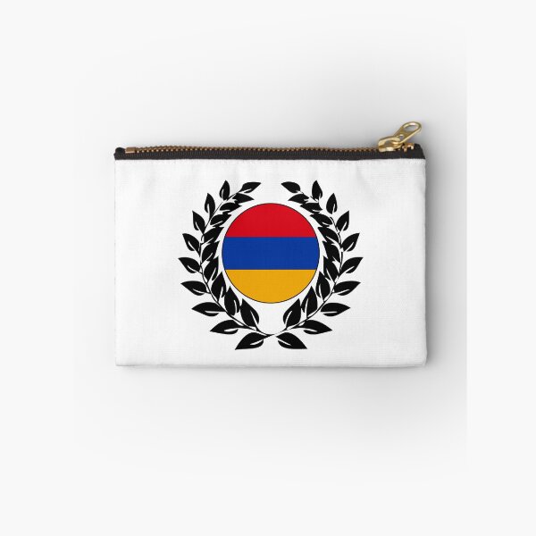 Item preview, Armenia armenian flag banner laurel wreath designed and sold by GeogDesigns.