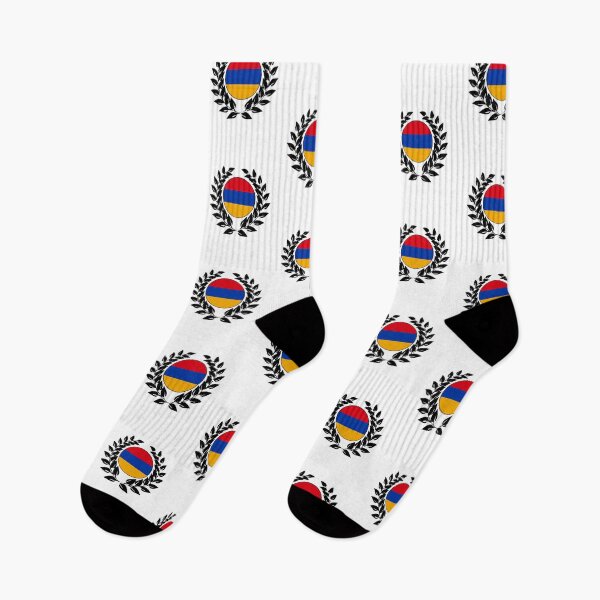 Item preview, Armenia armenian flag banner laurel wreath designed and sold by GeogDesigns.