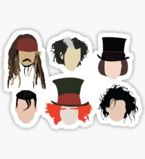 Johnny Depp - Berühmte Charaktere Sticker