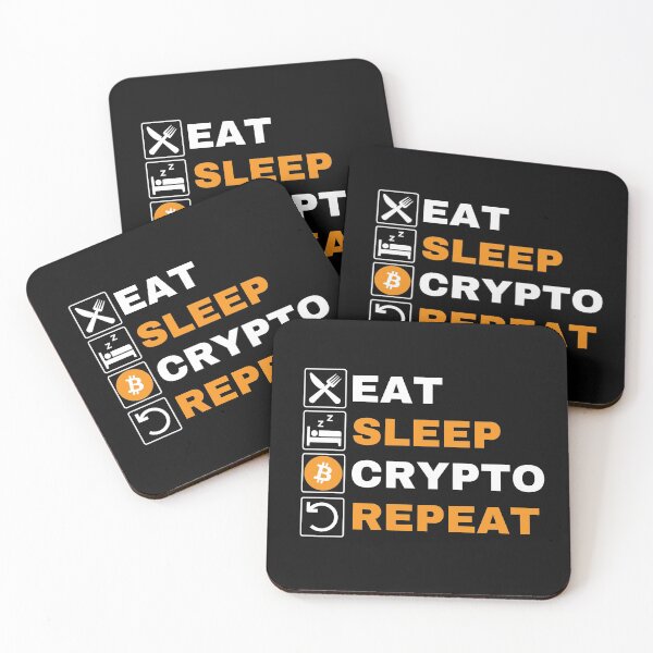 Item preview, Eat Sleep Bitcoin Original Crypto Repeat designed and sold by Cryptohaven.