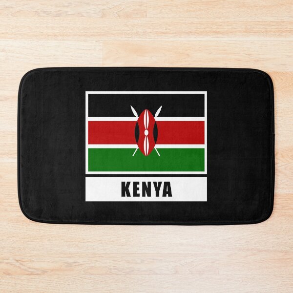 Item preview, Kenya Kenyan flag flag designed and sold by GeogDesigns.