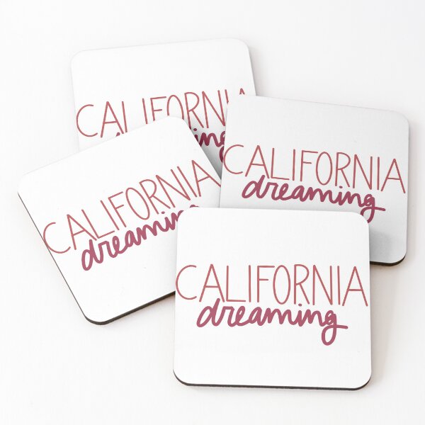 Item preview,  CALIFORNIA DREAMING HAND DRAWN - PINK designed and sold by beccaamac.