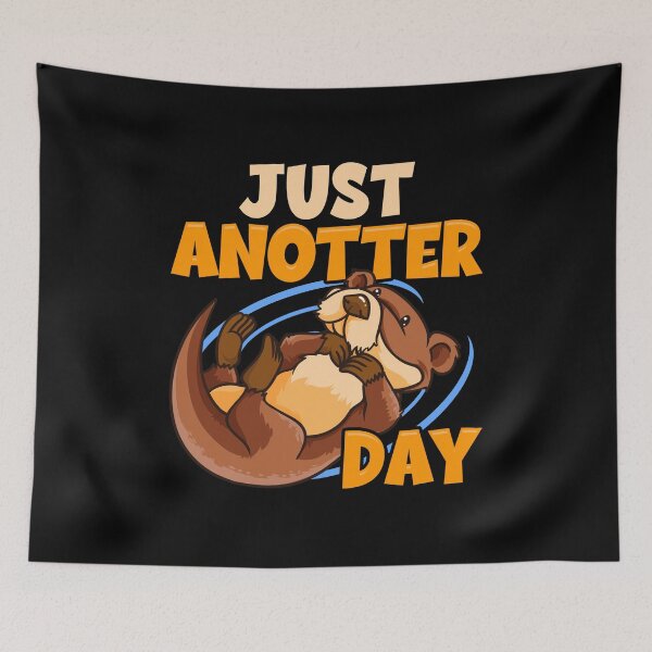 Item preview, Cute & Funny Just Anotter Day Sea Otter Pun designed and sold by perfectpresents.