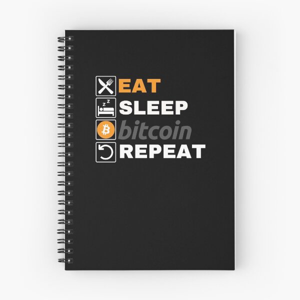 Item preview, Eat Sleep Bitcoin Original Repeat designed and sold by Cryptohaven.
