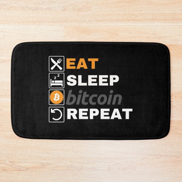 Item preview, Eat Sleep Bitcoin Original Repeat designed and sold by Cryptohaven.