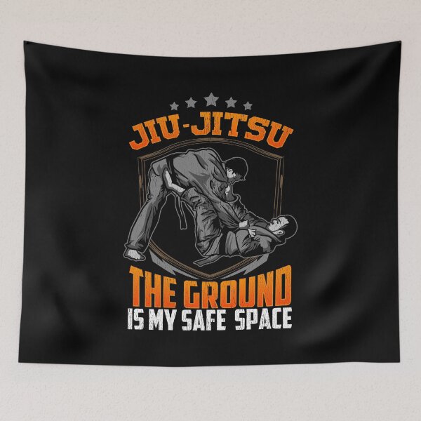 Item preview, Funny Jiu-Jitsu The Ground Is My Safe Space BJJ designed and sold by perfectpresents.
