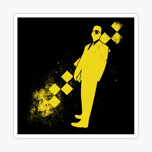 Black Leather Yellow Leather: Invert Sticker