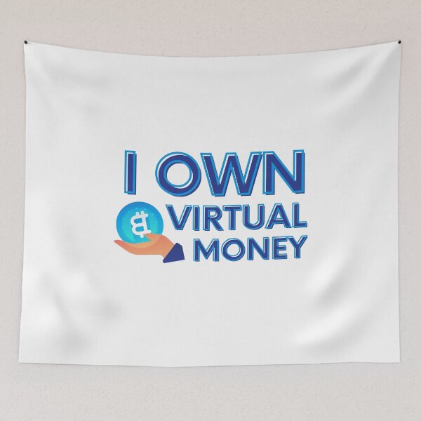 Item preview, Virtual Money Bitcoin Blockchain HODL BTC Cryptocurrency designed and sold by trendo.