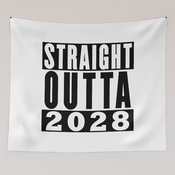 Item preview, Straight Outta 2028 Birthday designed and sold by RandomStuffShop.