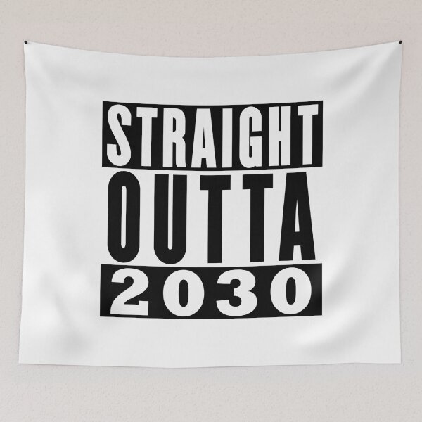 Item preview, Straight Outta 2030 Birthday designed and sold by RandomStuffShop.